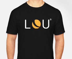 Black Lou T-shirt Crew Neck